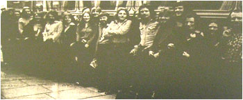 Andy and the bus load of supporters who went to London to cheer him to second place.