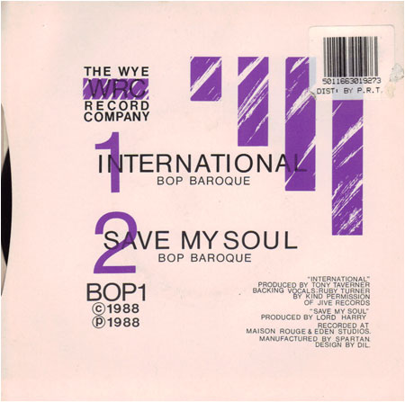 International c/w Save My Soul