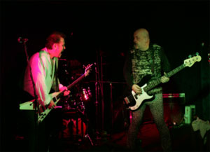 Carl Axon (Medics) and Mick Rutherford on Stage at The Full Moon, Newcastle - 2006