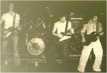 Willow, the first rock band to play Tamworth Arts Centre (01/10/77) 