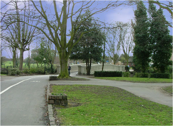 20 - Cross the bridge in the Castle Grounds