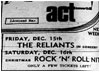 The Reliants last gig : Tamworth Arts Centre : December 15th 1978