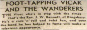 'Foot tapping Vicar and the Wanderers'